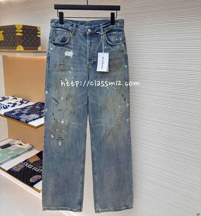 아크네 25 한정판 청바지 긴바지 A13399