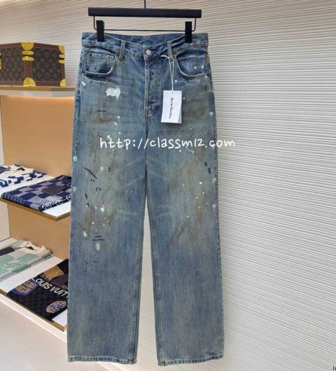 아크네 25 한정판 청바지 긴바지 A13399