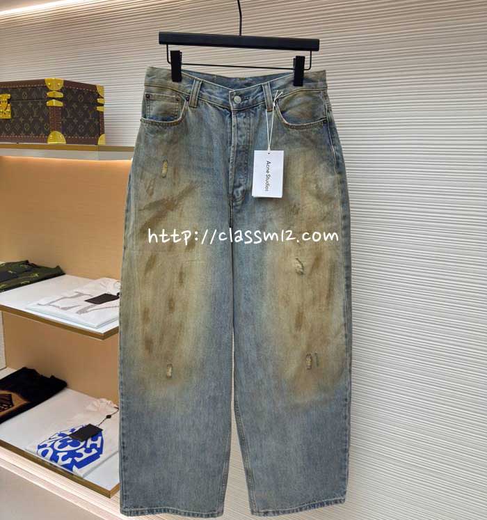 아크네 25 한정판 청바지 긴바지 A13401