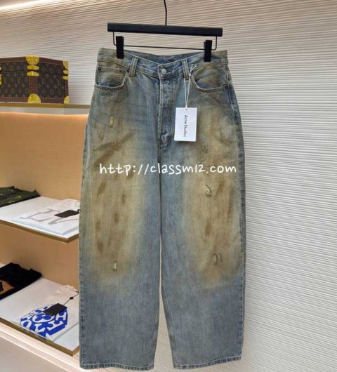 아크네 25 한정판 청바지 긴바지 A13401