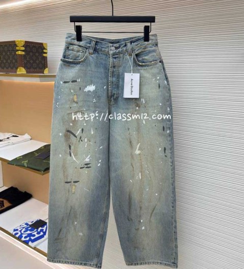 아크네 25 한정판 청바지 긴바지 A13402