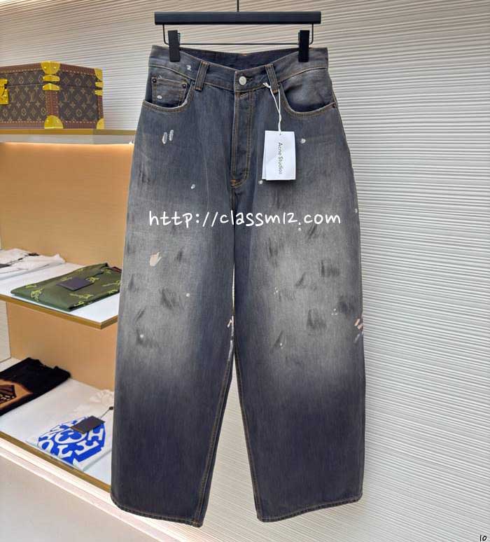 아크네 25 한정판 청바지 긴바지 A13403