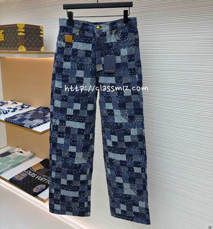 루이비통 25 한정판 Nigo 청바지 긴바지 A13408