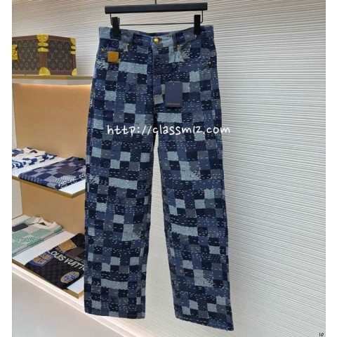 루이비통 25 한정판 Nigo 청바지 긴바지 A13408