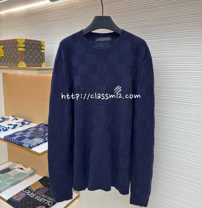 루이비통 25 한정판 양털 긴팔 니트 A13409