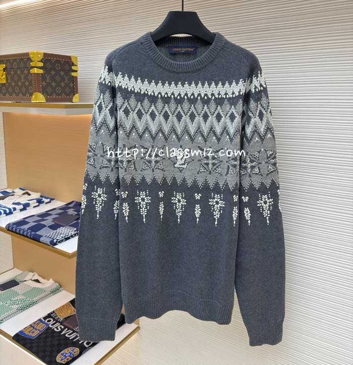 루이비통 25 한정판 양털 긴팔 니트 A13413