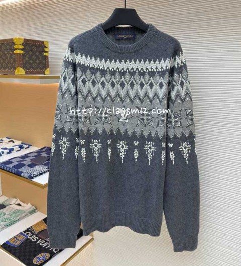 루이비통 25 한정판 양털 긴팔 니트 A13413