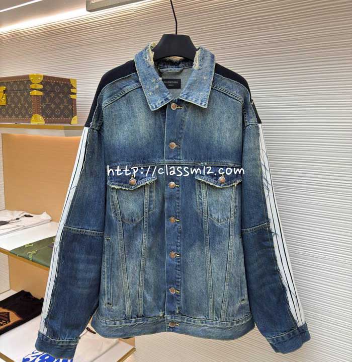 발렌시아가 25 한정판 긴팔 청자켓 A13414