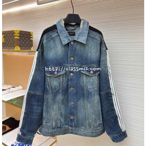 발렌시아가 25 한정판 긴팔 청자켓 A13414