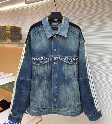 발렌시아가 25 한정판 긴팔 청자켓 A13414