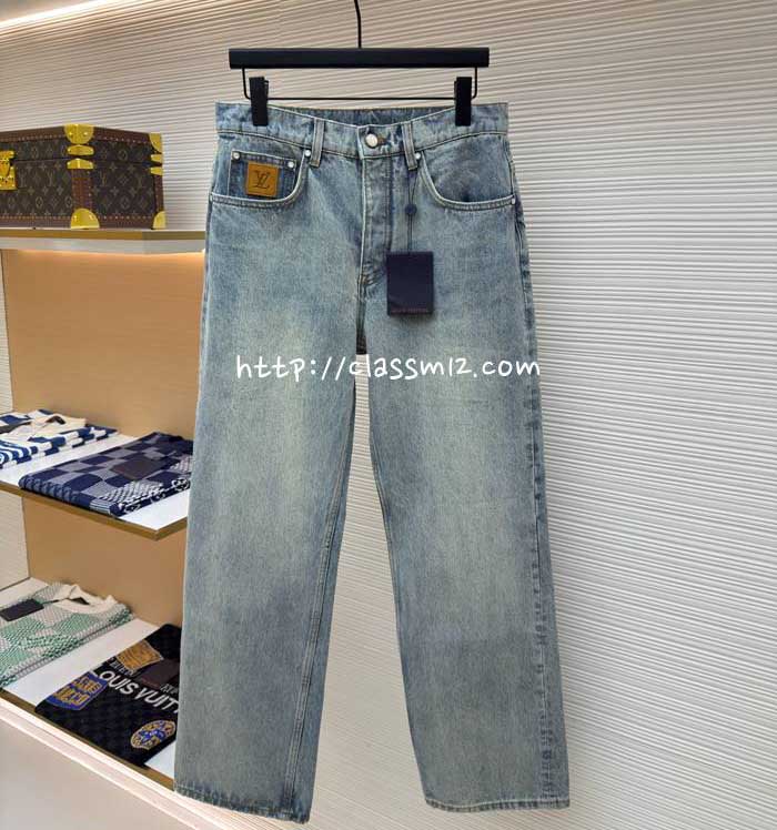 루이비통 25 한정판 청바지 긴바지 A13421