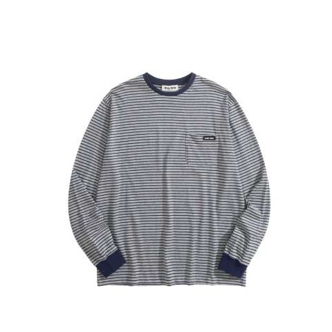 미우미우 25 한정판 로고 자카드 스트라이프 티셔츠 A13425