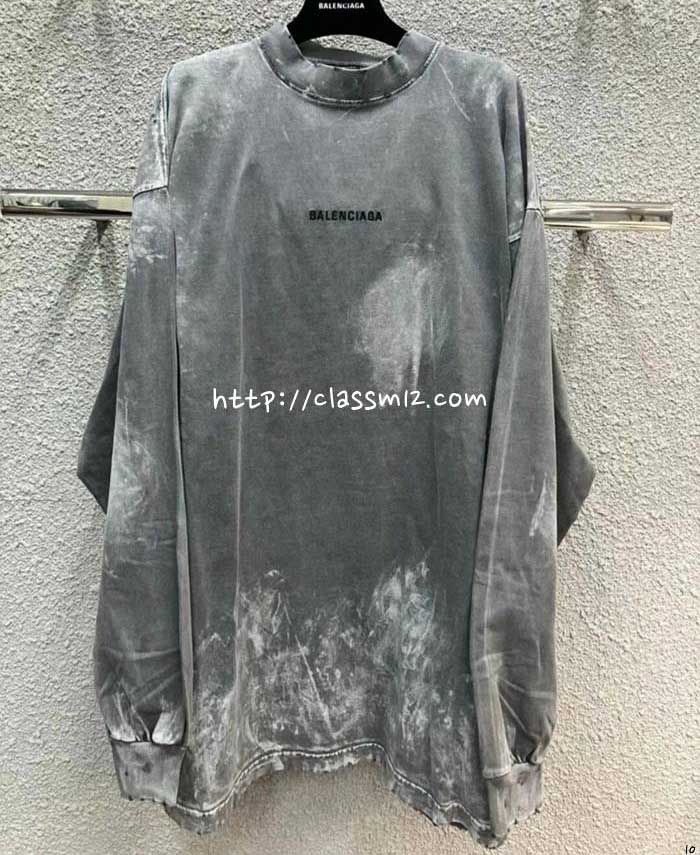 발렌시아가 25 한정판 긴팔 티셔츠 A13447