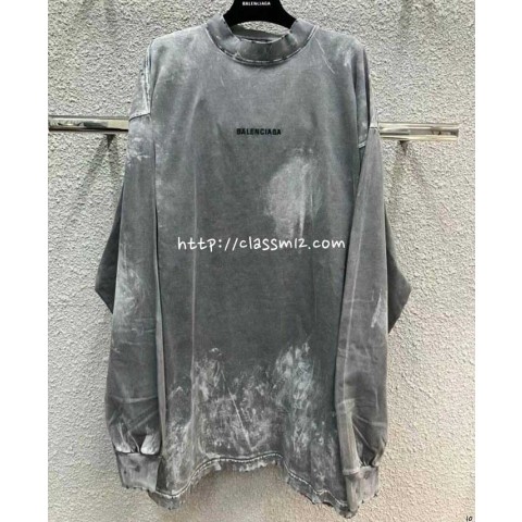 발렌시아가 25 한정판 긴팔 티셔츠 A13447
