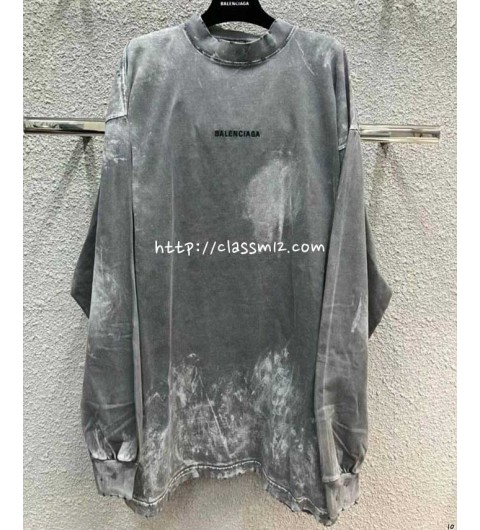 발렌시아가 25 한정판 긴팔 티셔츠 A13447