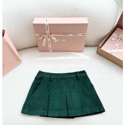 미우미우 25 한정판 여성 치마 A13447