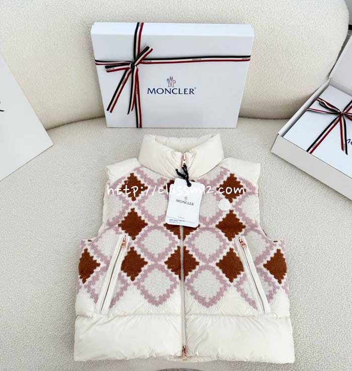 몽클레어 25 한정판 여성 민소매 조끼 자켓 A13449