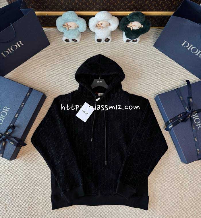 디올 25 한정판 긴팔 후드 티셔츠 A13467