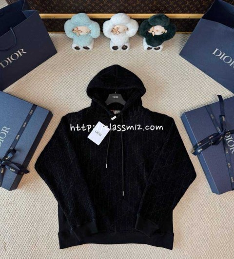 디올 25 한정판 긴팔 후드 티셔츠 A13467
