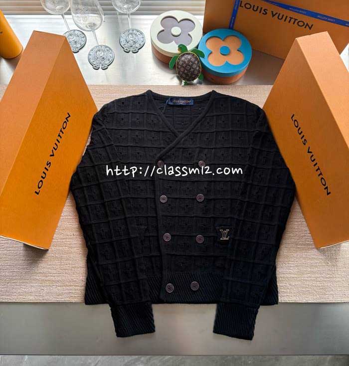 루이비통 25 한정판 긴팔 가디건 A13526