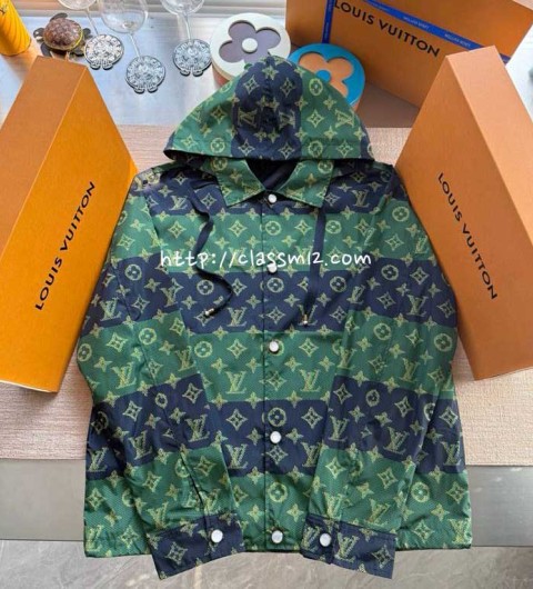 루이비통 25 한정판 양면 긴팔 후드 자켓 A13529