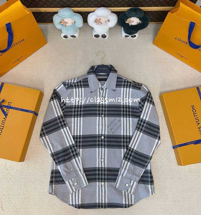 루이비통 25 한정판 긴팔 셔츠 A13536
