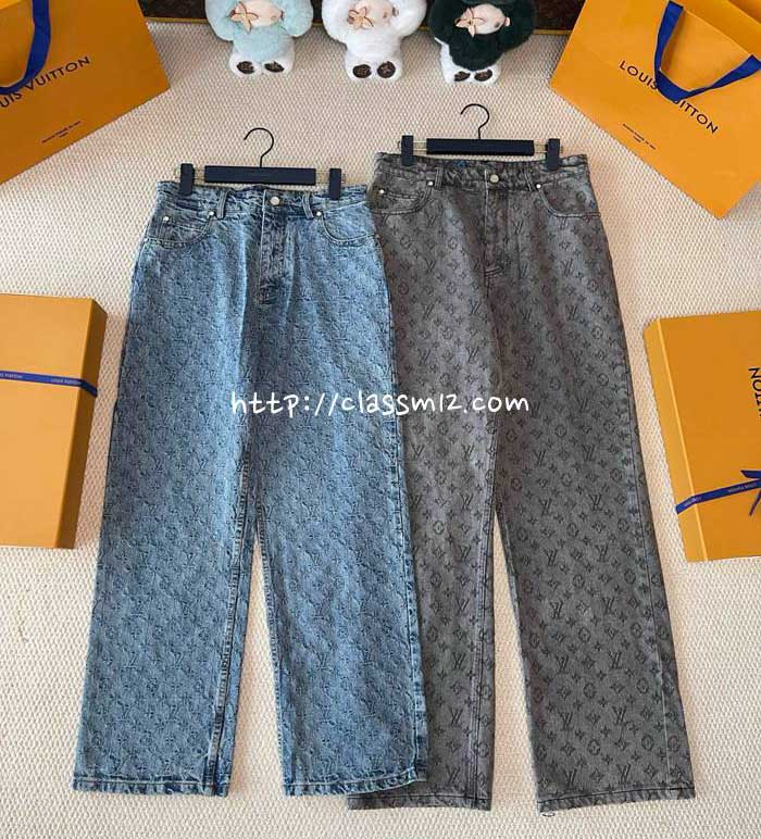 루이비통 25 한정판 청바지 긴바지 A13540