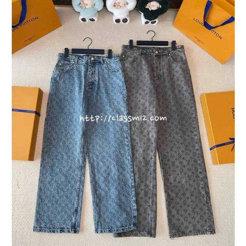 루이비통 25 한정판 청바지 긴바지 A13540