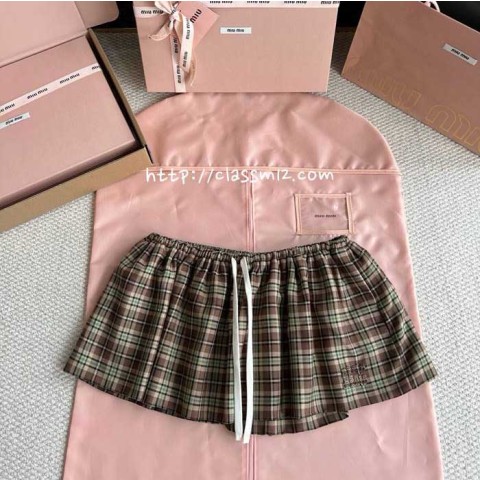 미우미우 25 한정판 여성 치마 A13542