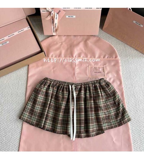 미우미우 25 한정판 여성 치마 A13542