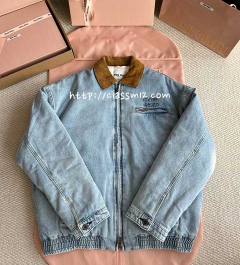 미우미우 25 한정판 긴팔 청자켓 A13549