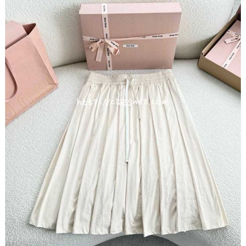 미우미우 25 한정판 여성 치마 A13575