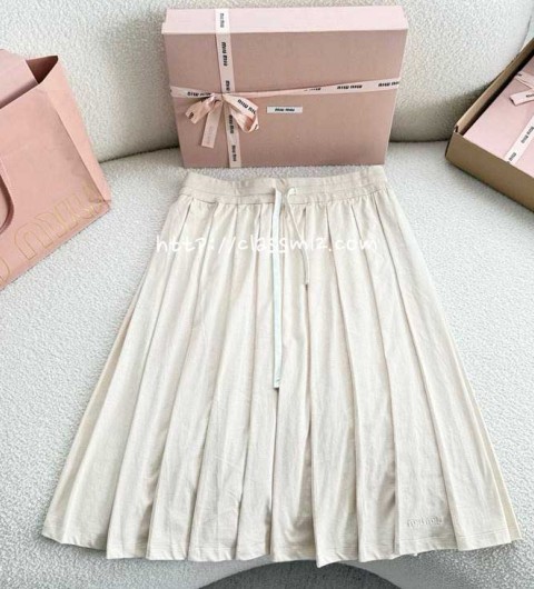 미우미우 25 한정판 여성 치마 A13575