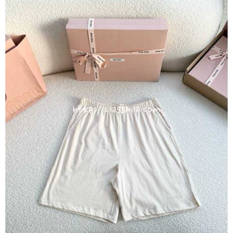미우미우 25 한정판 여성 반바지 A13576
