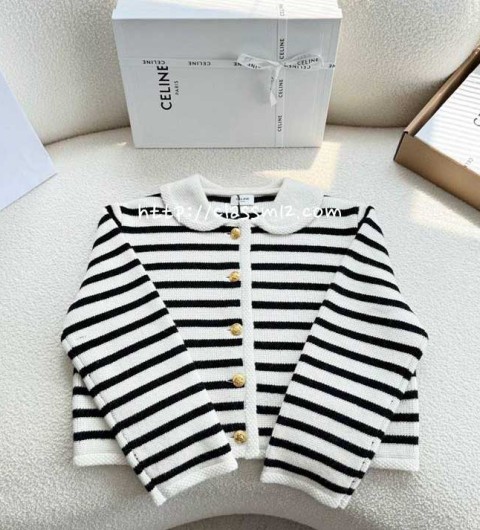 셀린느 25 한정판 여성 긴팔 가디건 A13583