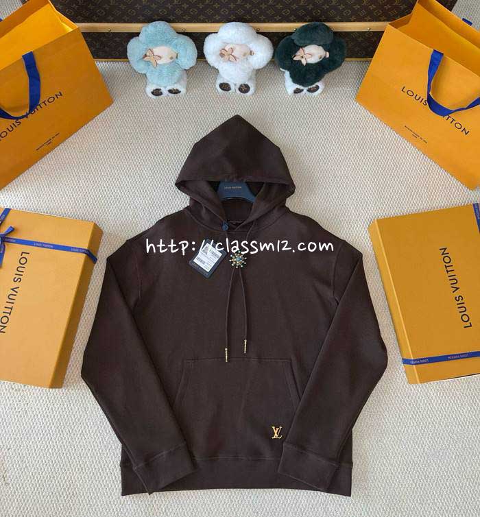 루이비통 25 한정판 긴팔 후드 티셔츠 A13585