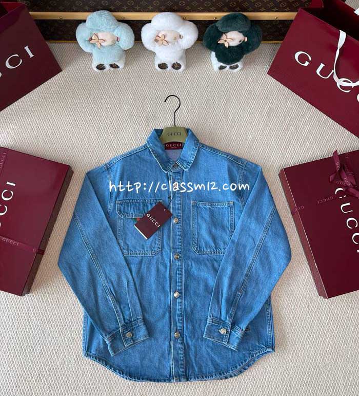 구찌 25 한정판 긴팔 청셔츠 A13593