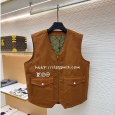 루이비통 25 한정판 Nigo 민소매 조끼 자켓 A13598