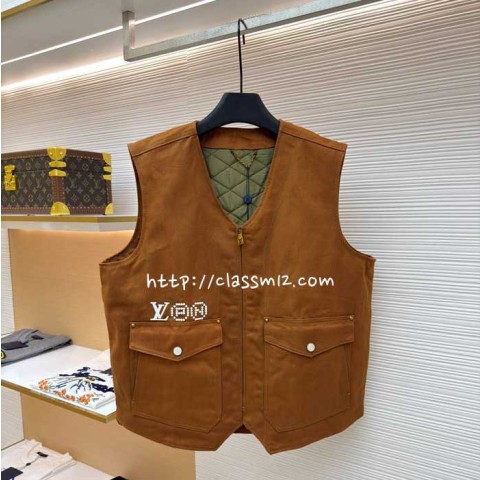 루이비통 25 한정판 Nigo 민소매 조끼 자켓 A13598