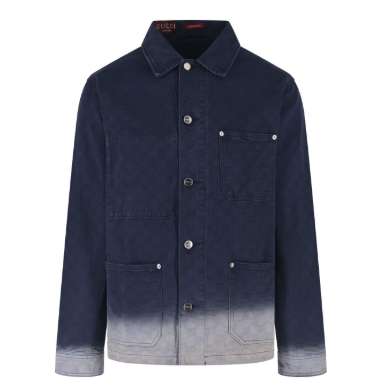 구찌 25 한정판 GG 그라디언트 데님 자켓 A13609