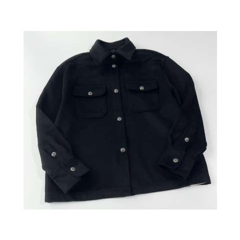 크롬하츠 25 한정판 남여공용 헤비 울 오버 셔츠 자켓 A13612