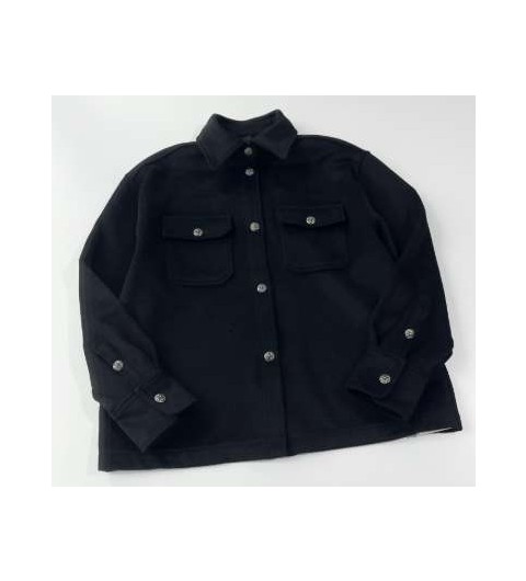 크롬하츠 25 한정판 남여공용 헤비 울 오버 셔츠 자켓 A13612