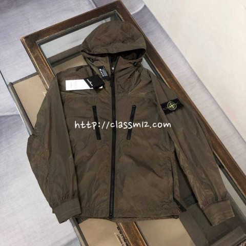 스톤아일랜드 25 한정판 Packable jacket 긴팔 후드 자켓 A13632