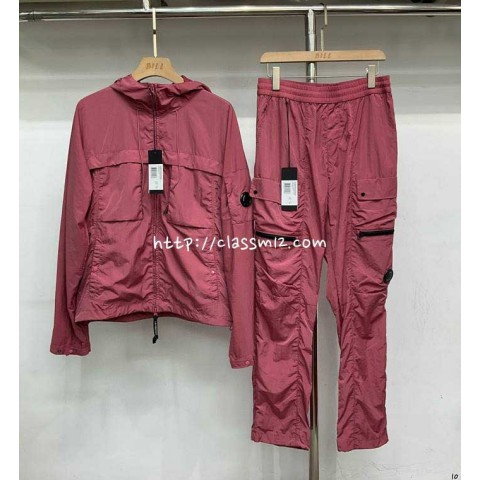 C.P 컴퍼니 25 한정판 긴팔 후드 자켓 긴바지 세트 A13635