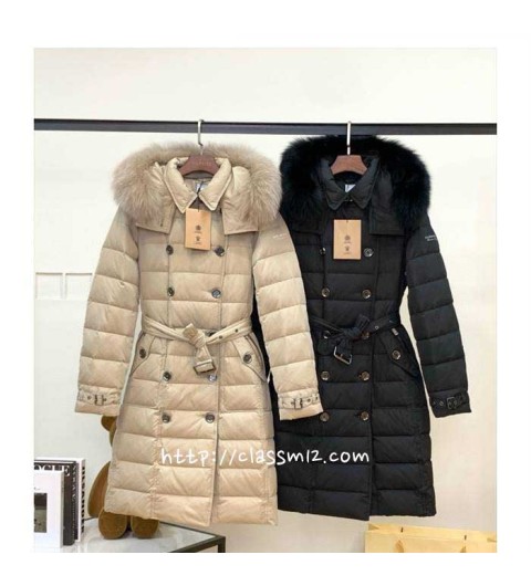 버버리 25 한정판 긴팔 후드 패딩 자켓 A13649