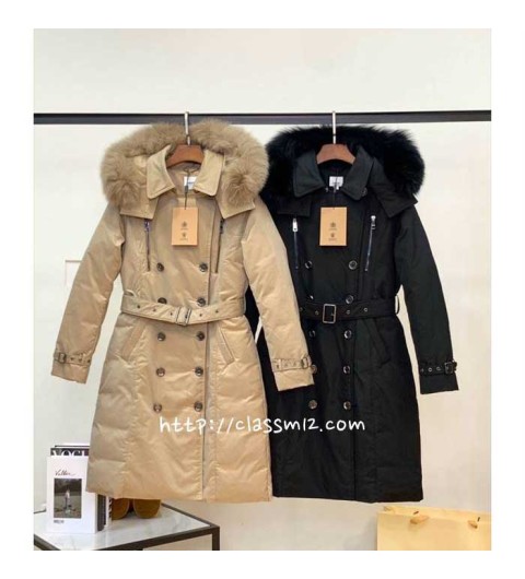 버버리 25 한정판 긴팔 후드 패딩 자켓 A13654