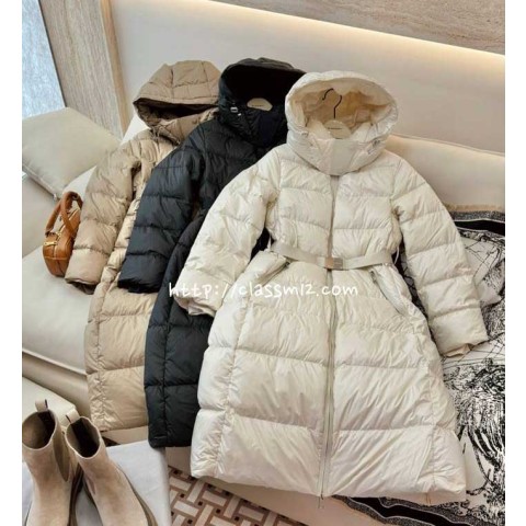 버버리 25 한정판 거위털 긴팔 후드 패딩 자켓 A13663