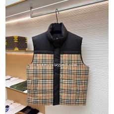 버버리 25 한정판 양면 민소매 패딩 조끼 자켓 A13667