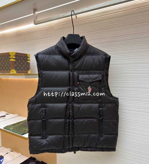 몽클레어 25 한정판 민소매 패딩 조끼 자켓 A13669