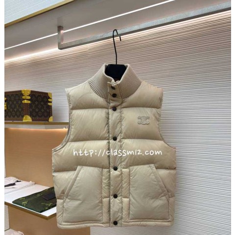 셀린느 25 한정판 민소매 패딩 조끼 자켓 A13674